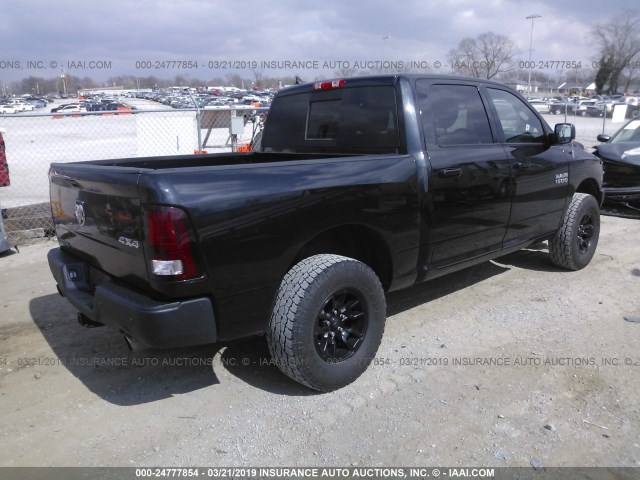 1C6RR7YT6JS197239 - 2018 RAM 1500 REBEL შავი ფოტო 4