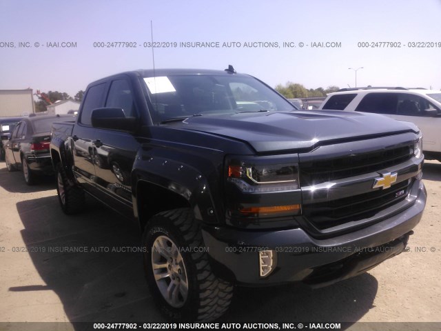 3GCUKREC4HG217822 - 2017 CHEVROLET SILVERADO K1500 LT BLACK photo 1