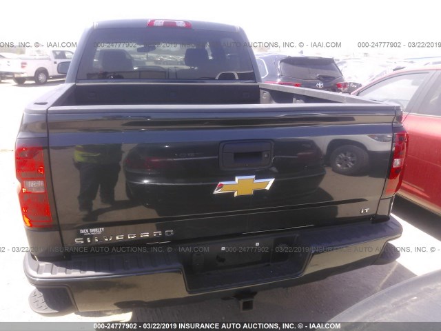 3GCUKREC4HG217822 - 2017 CHEVROLET SILVERADO K1500 LT BLACK photo 6