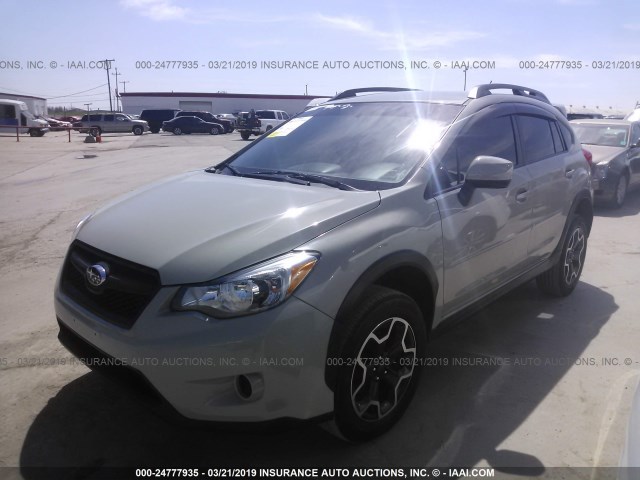 JF2GPACC4D1813445 - 2013 SUBARU XV CROSSTREK 2.0 PREMIUM GRAY photo 2