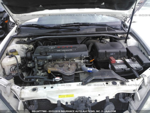 4T1BE30K56U702700 - 2006 TOYOTA CAMRY LE/XLE/SE WHITE photo 10