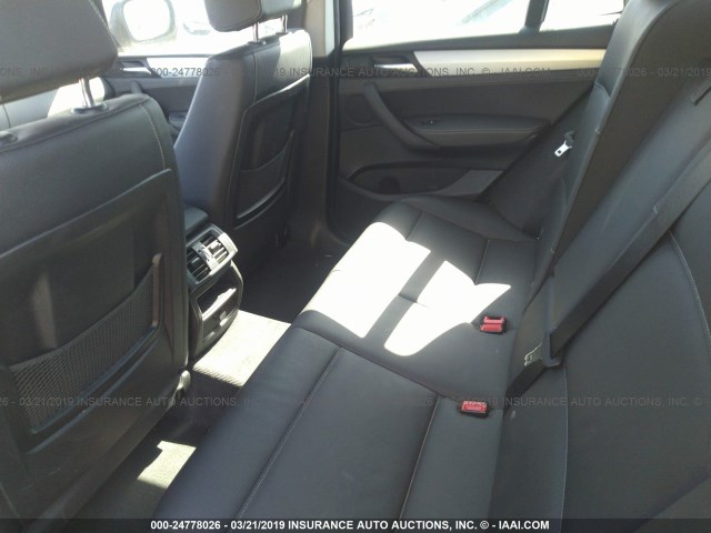 5UXWX9C51D0A23165 - 2013 BMW X3 XDRIVE28I BLACK photo 8