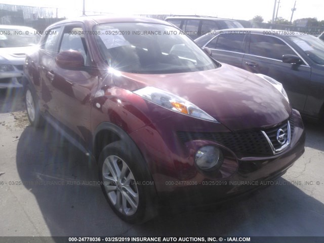 JN8AF5MR8DT211836 - 2013 NISSAN JUKE S/SV/SL RED photo 1