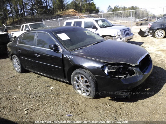 1G4HD57267U169367 - 2007 BUICK LUCERNE CXL BLACK photo 1