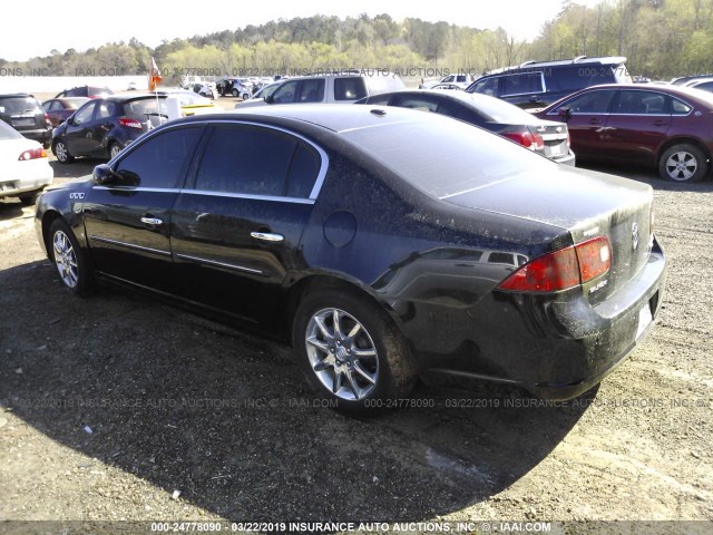 1G4HD57267U169367 - 2007 BUICK LUCERNE CXL BLACK photo 3