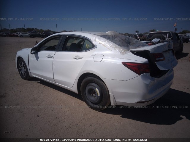 19UUB2F39HA001213 - 2017 ACURA TLX WHITE photo 3