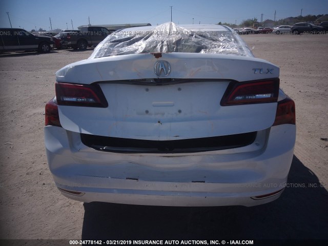 19UUB2F39HA001213 - 2017 ACURA TLX WHITE photo 6