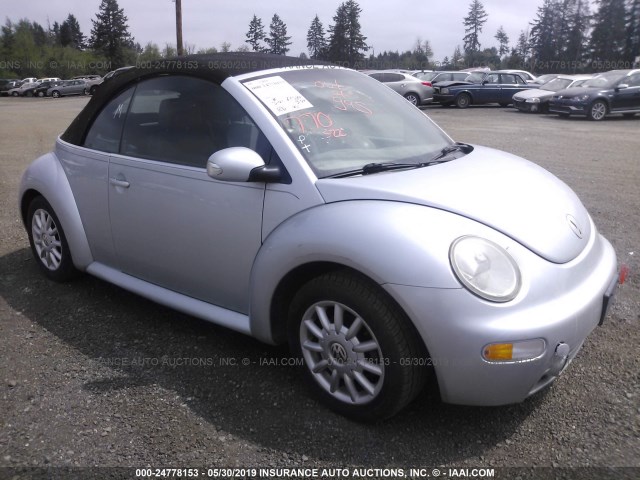 3VWCM21Y74M309417 - 2004 VOLKSWAGEN NEW BEETLE Silber Foto 1