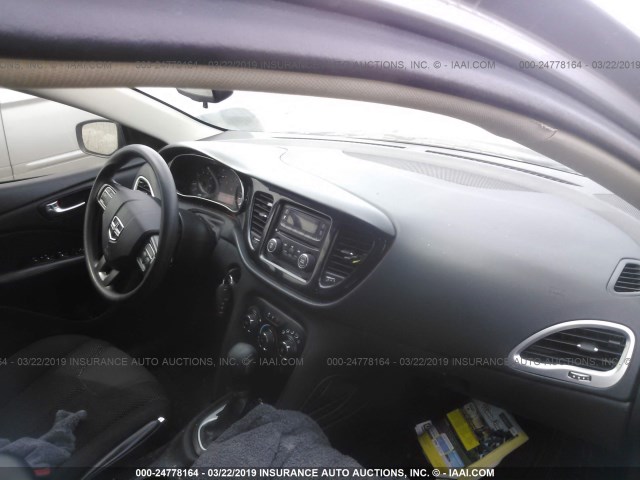 1C3CDFAA6FD299012 - 2015 DODGE DART SILVER photo 5