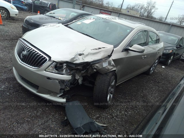 1G4GC5E32DF315449 - 2013 BUICK LACROSSE TAN photo 2