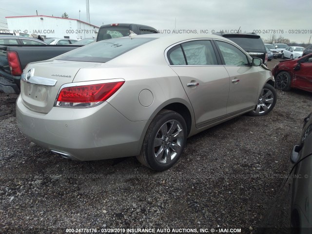 1G4GC5E32DF315449 - 2013 BUICK LACROSSE TAN photo 4