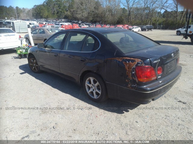 JT8BL69S230013116 - 2003 LEXUS GS 430 BLACK photo 3
