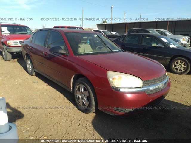 1G1ZT54844F111710 - 2004 CHEVROLET MALIBU LS MAROON photo 1