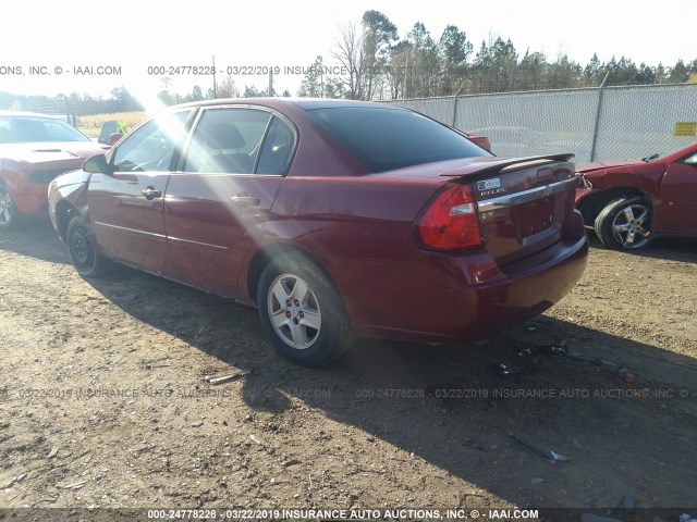 1G1ZT54844F111710 - 2004 CHEVROLET MALIBU LS MAROON photo 3