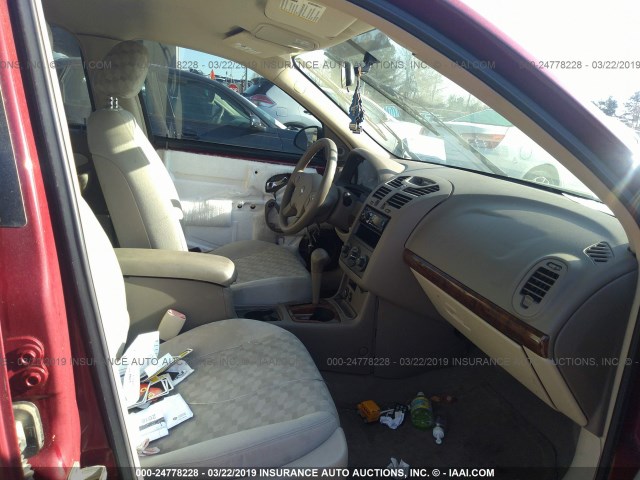 1G1ZT54844F111710 - 2004 CHEVROLET MALIBU LS MAROON photo 5
