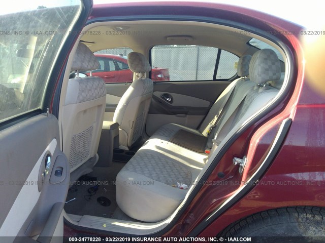 1G1ZT54844F111710 - 2004 CHEVROLET MALIBU LS MAROON photo 8
