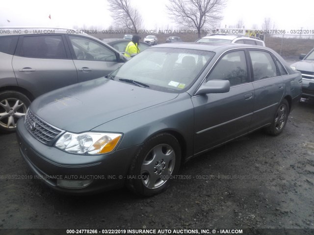 4T1BF28B13U298642 - 2003 TOYOTA AVALON XL/XLS GREEN photo 2