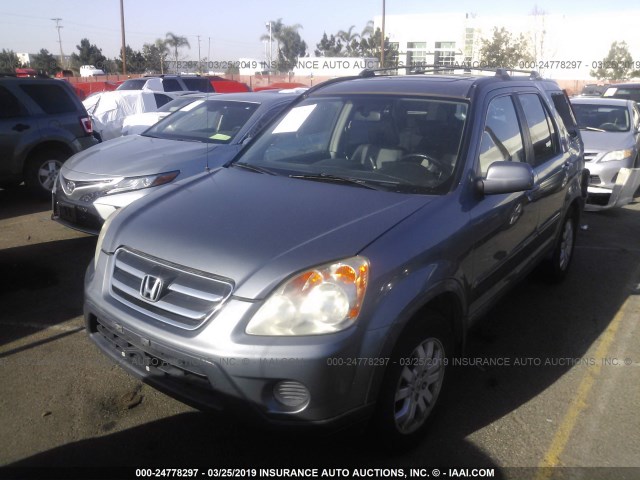 JHLRD78915C008494 - 2005 HONDA CR-V SE/EX GRAY photo 2