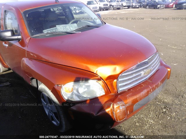 3GNDA13D56S530900 - 2006 CHEVROLET HHR LS Նարնջագույն լուսանկար 6