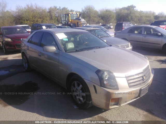 1G6DP567X50147340 - 2005 CADILLAC CTS HI FEATURE V6 BEIGE photo 1