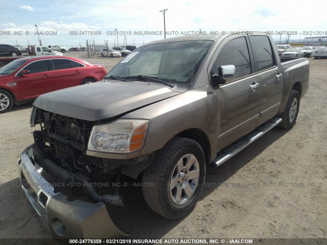 1N6BA07A47N238965 - 2007 NISSAN TITAN XE/SE/LE GRAY photo 2