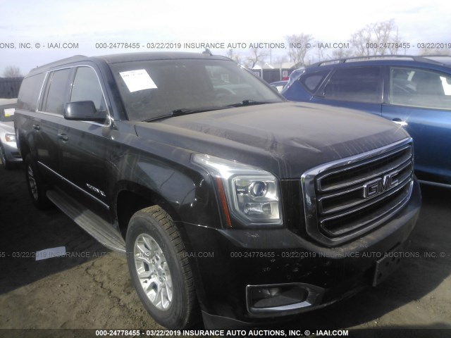 1GKS2GKC2FR242123 - 2015 GMC YUKON XL K1500 SLE BLACK photo 1