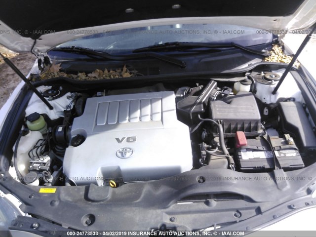 4T1BK3EK7BU614808 - 2011 TOYOTA CAMRY SE/LE/XLE 白色 照片 10
