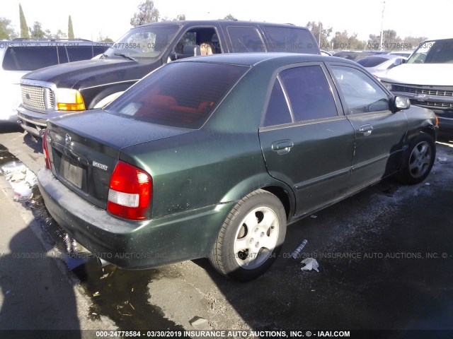 JM1BJ221XX0159237 - 1999 MAZDA PROTEGE ES 绿色 照片 4
