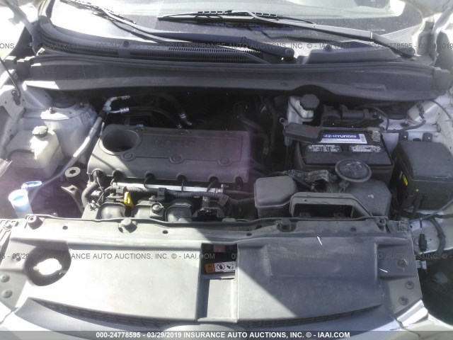 KM8JU3AC8DU681375 - 2013 HYUNDAI TUCSON GLS/LIMITED ვერცხლისფერი ფოტო 10