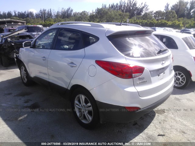 KM8JU3AC8DU681375 - 2013 HYUNDAI TUCSON GLS/LIMITED ვერცხლისფერი ფოტო 3