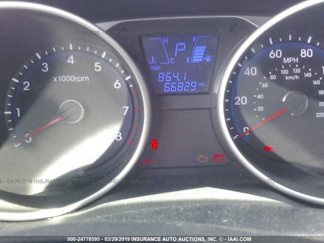 KM8JU3AC8DU681375 - 2013 HYUNDAI TUCSON GLS/LIMITED ვერცხლისფერი ფოტო 7