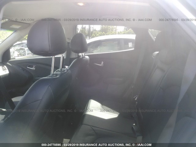 KM8JU3AC8DU681375 - 2013 HYUNDAI TUCSON GLS/LIMITED ვერცხლისფერი ფოტო 8