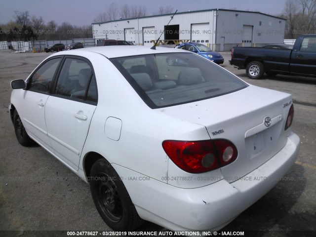 1NXBR32E45Z407484 - 2005 TOYOTA COROLLA CE/LE/S WHITE photo 3