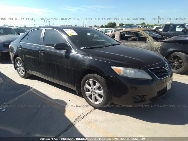 4T4BF3EKXBR204532 - 2011 TOYOTA CAMRY SE/LE/XLE BLACK photo 1