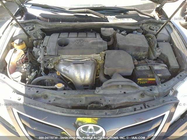 4T4BF3EKXBR204532 - 2011 TOYOTA CAMRY SE/LE/XLE BLACK photo 10