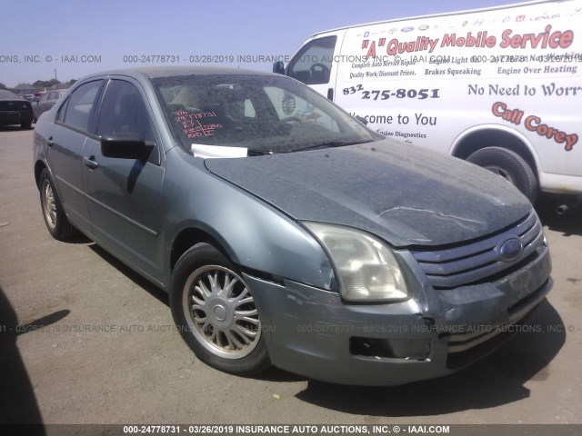 3FAFP06Z76R216177 - 2006 FORD FUSION S GREEN photo 1
