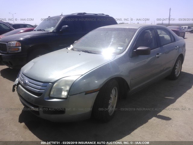 3FAFP06Z76R216177 - 2006 FORD FUSION S GREEN photo 2