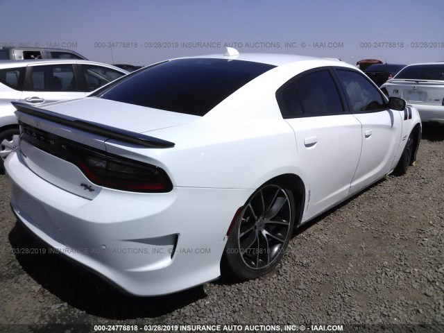 2C3CDXGJ6JH284731 - 2018 DODGE CHARGER R/T 392 WHITE photo 4