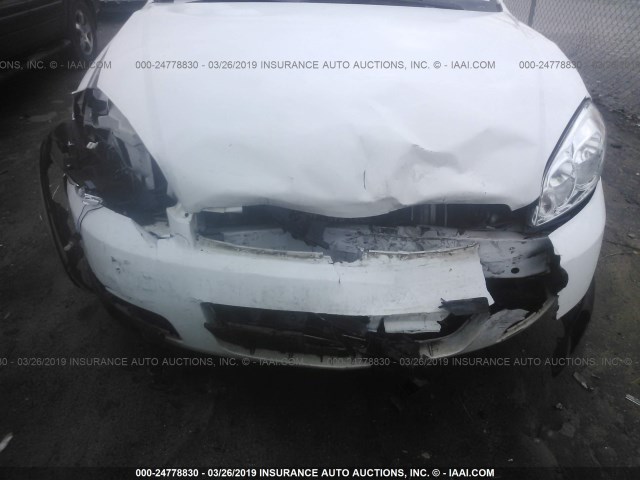 2G1WD5E3XF1109232 - 2015 CHEVROLET IMPALA LIMITED POLICE WHITE photo 6