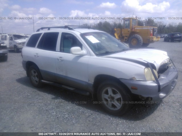 KM8SB12B03U354701 - 2003 HYUNDAI SANTA FE GL WHITE photo 1