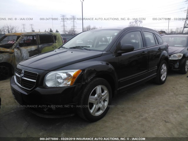 1B3HB48B47D192862 - 2007 DODGE CALIBER SXT BLACK photo 2