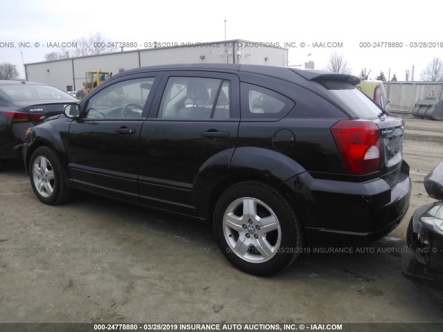 1B3HB48B47D192862 - 2007 DODGE CALIBER SXT BLACK photo 3