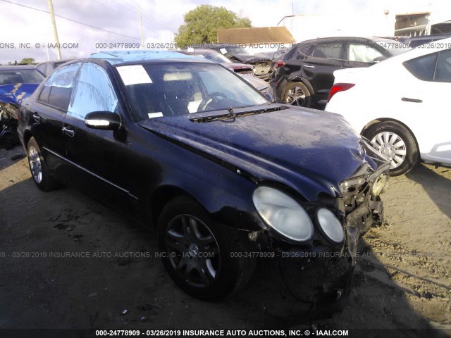 WDBUF65JX3A155592 - 2003 MERCEDES-BENZ E 320 BLACK photo 1