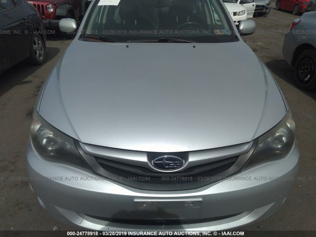 JF1GE6B62BH501549 - 2011 SUBARU IMPREZA 2.5I PREMIUM SILVER photo 6