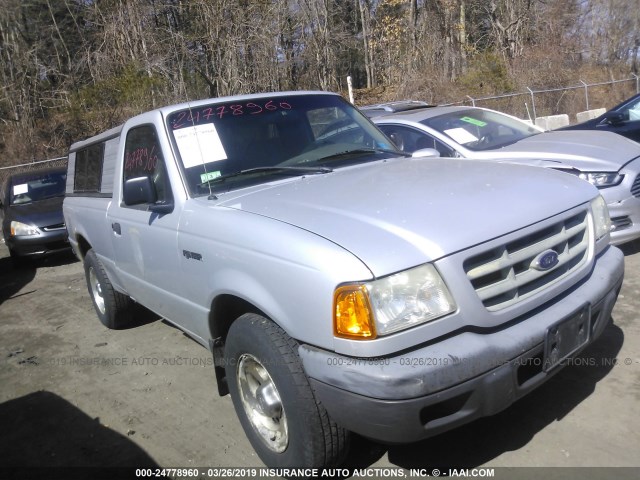 1FTYR10D12TA67807 - 2002 FORD RANGER SILVER photo 1