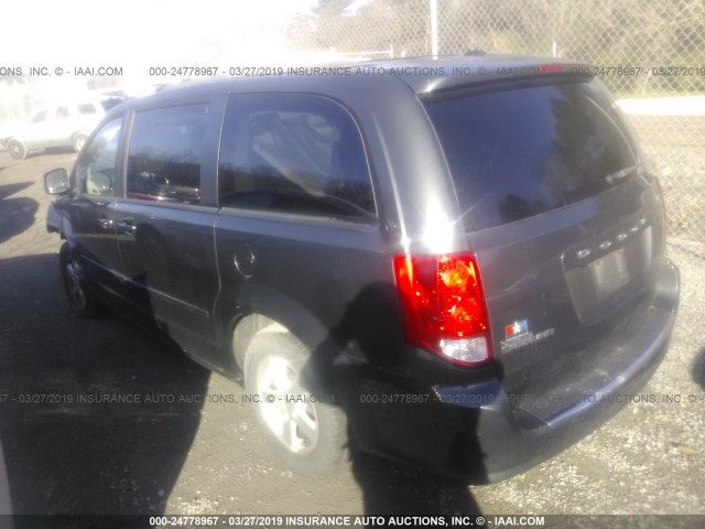 2D4RN3DG8BR748332 - 2011 DODGE GRAND CARAVAN MAINSTREET GRAY photo 3