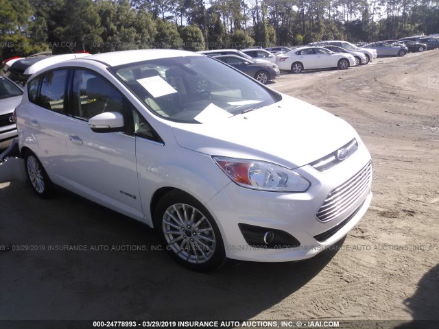 1FADP5BU4GL107819 - 2016 FORD C-MAX SEL WHITE photo 1