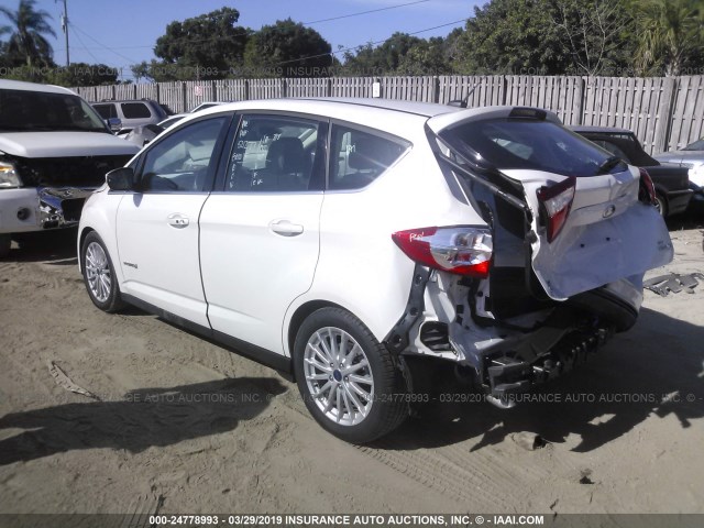 1FADP5BU4GL107819 - 2016 FORD C-MAX SEL WHITE photo 3