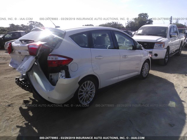 1FADP5BU4GL107819 - 2016 FORD C-MAX SEL WHITE photo 4