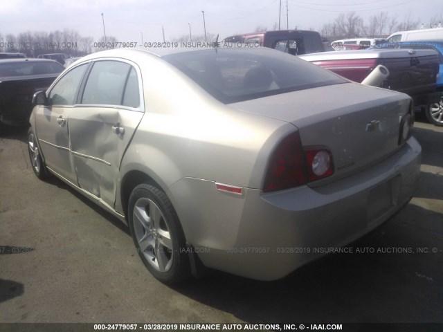 1G1ZB5E18BF358004 - 2011 CHEVROLET MALIBU LS TAN photo 3
